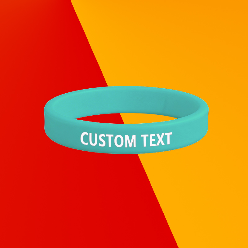 200pc Custom Silicone Wristbands, Thirteen Colors